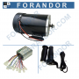 K-MY1020-FN-DRV-TR 500W|750W|1000W 24V|36V|48V DC-Motor mit Steuerung Gasgriff MY1020 ZY1020